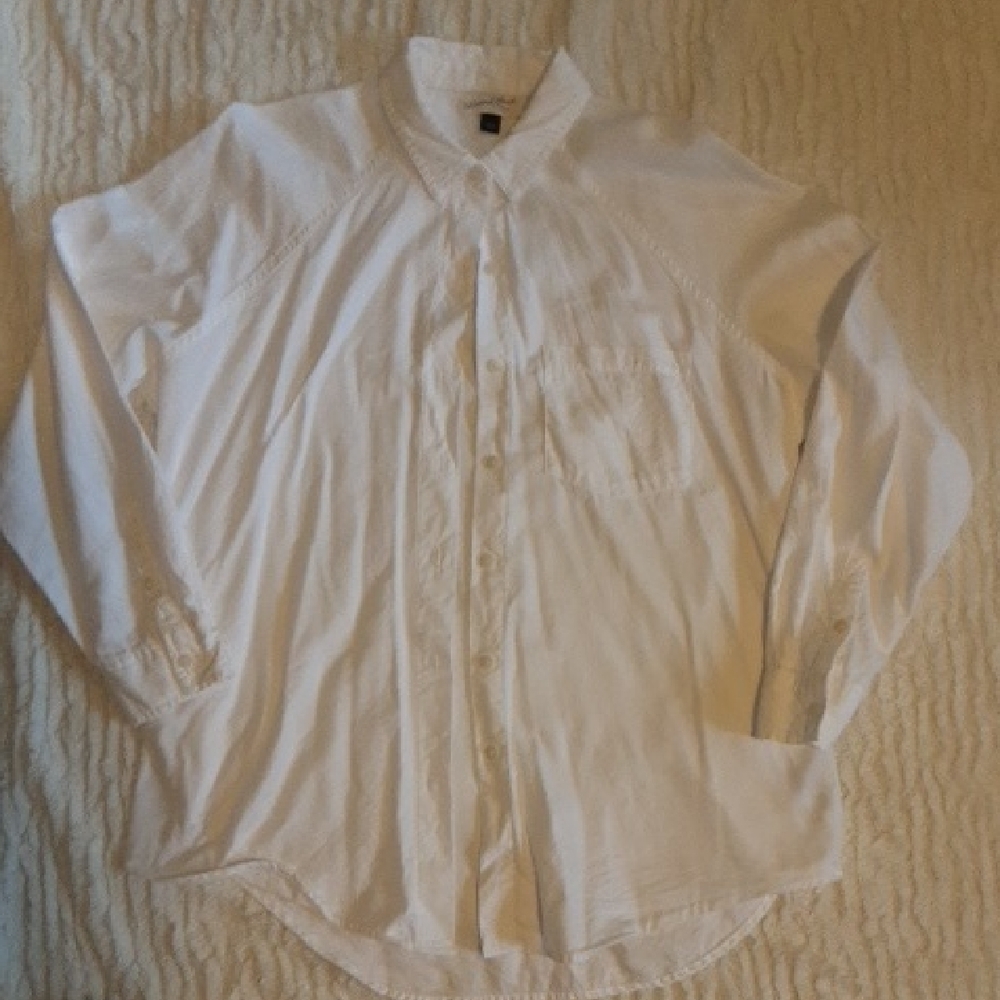 Classic White Women's Button Down Shirt